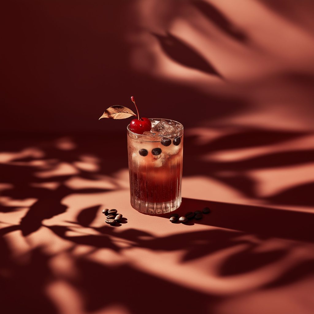 ET CHERRY - recept na kávový drink s Kavalero coffee likérom